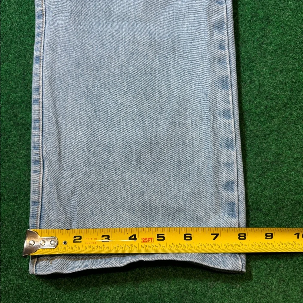 Y2k Guess Denim Light Wash Straight Leg Regular Fit Mens 34x34 Jeans